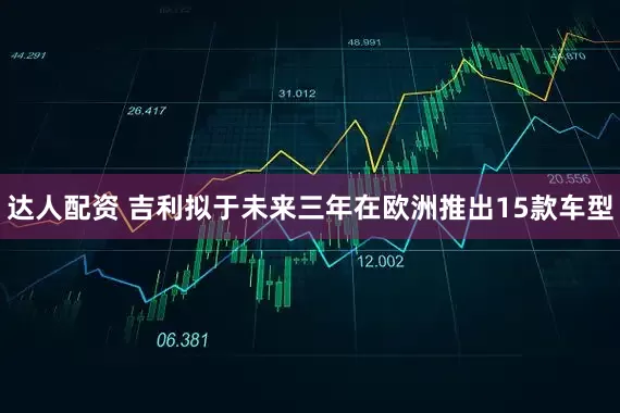 达人配资 吉利拟于未来三年在欧洲推出15款车型